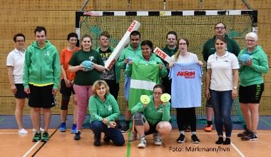 Geschenke für die inklusiven Handballer