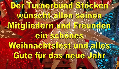 Frohe Weihnachten und ein gutes neues Jahr!