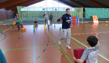 Fabian Böhm von den RECKEN tritt gegen Handball Alle Inklusive an