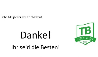 Der TB Stöcken sagt DANKE!