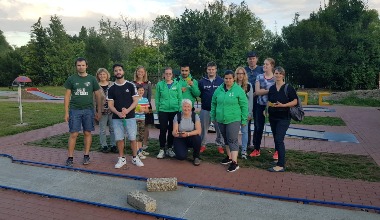 Saisonabschluss beim Minigolf